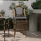 Flash Furniture Bordeaux Stackable IndoorOutdoor French Bistro 30 High Barstool, BlackWhite and Bamboo Finish SDA-AD642001-BS-BKWH-NAT-GG - alternate 1